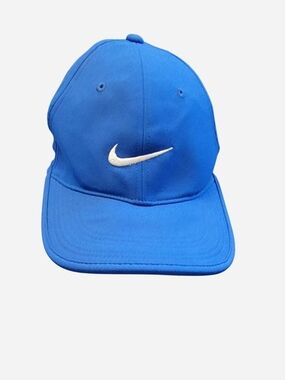 Nike MENS  Bright Blue Cap with White Swoosh